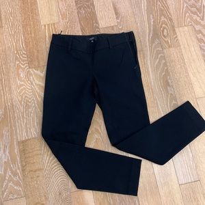 Babaton black cigarette pant with belt loops and side zipper, bi-stretch